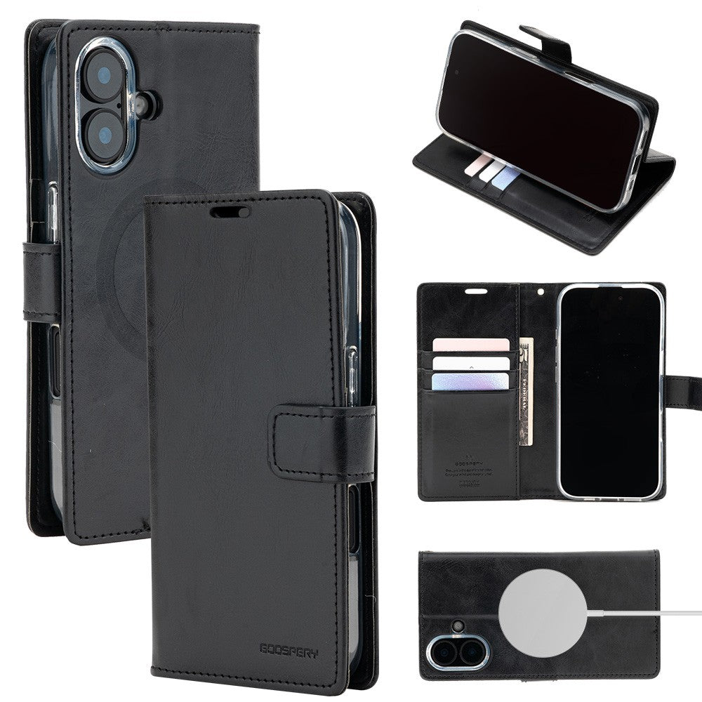 Mercury Blue Moon Diary Magsafe Case for iPhone 17