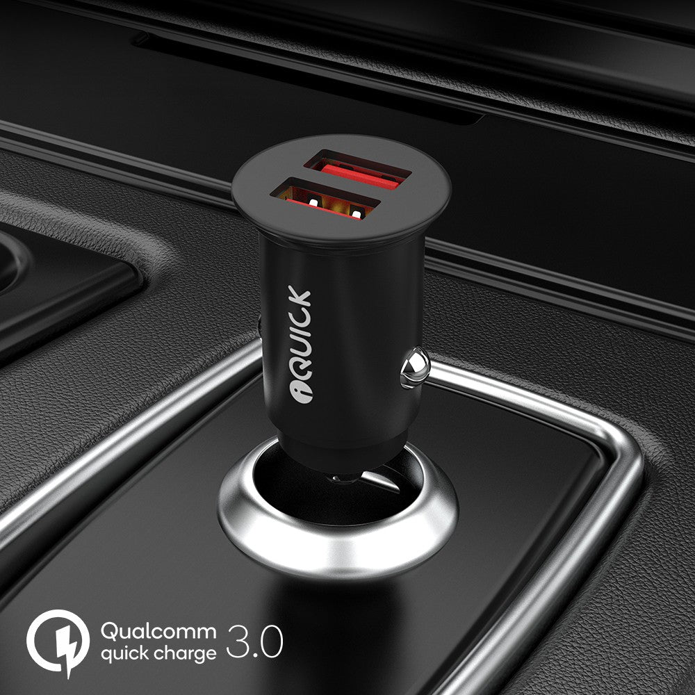 iQuick CQ1 36W Fast Car Charging Dual USB-A Ports