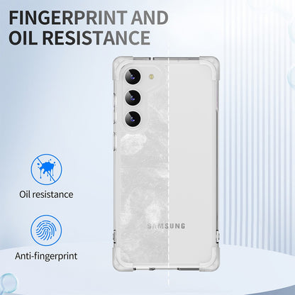 Anti-Shock Space Protective Clear Cover Case for Samsung Galaxy S24-Transparent