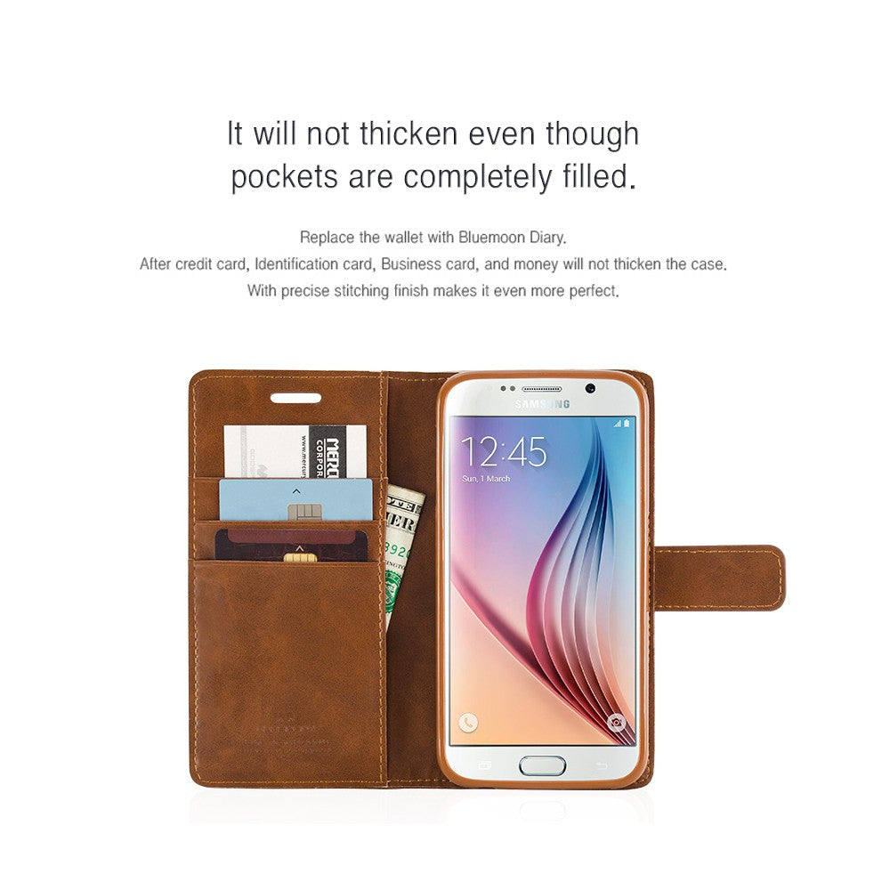 Mercury Blue Moon Diary Cover for iPhone 6 6S