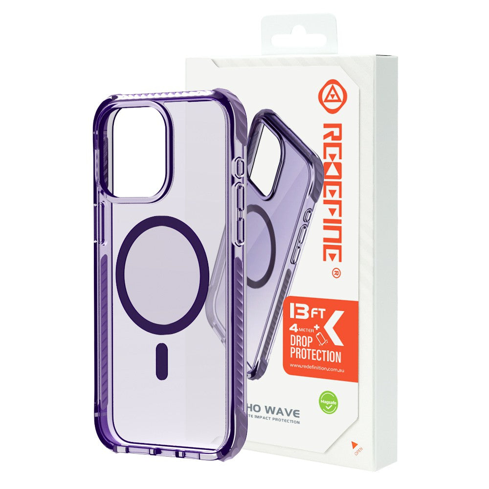 REDEFINE Echo Wave Ultimate Impact Protection Transparent Case for iPhone 14 Plus/ 15 Plus