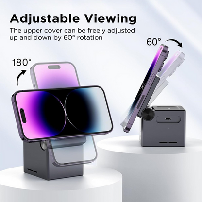 iQuick CUBE T1 3 in 1 Foldable Wireless Charger Stand Galaxy/ Apple Watch Pads