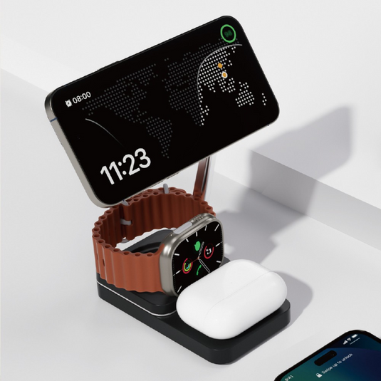 iQuick Twig T6 3 in 1 Foldable Wireless Charger Stand