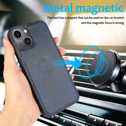 Magnetic Split PU Leather Flip Wallet Cover Case for iPhone 13