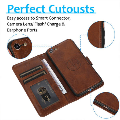 Magnetic Split PU Leather Flip Wallet Cover Case for iPhone 7 / 8 / SE (2020) / SE (2022)