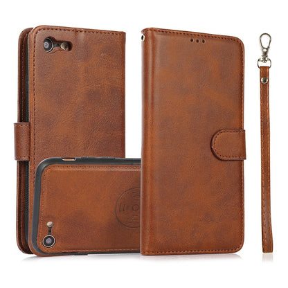 Magnetic Split PU Leather Flip Wallet Cover Case for iPhone 7 / 8 / SE (2020) / SE (2022)