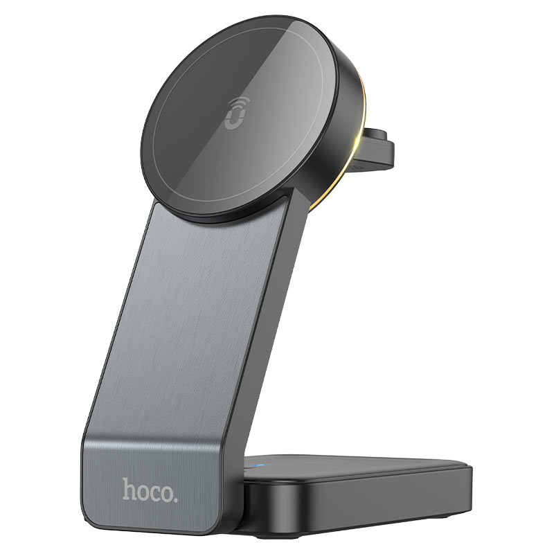 Hoco CQ3 15W Folding 3 in 1 Mag Fast Wireless Charger (MagSafe Compatible)