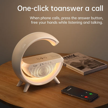 Hoco DS43 15W Wireless Charging Smart Ambient Light Speaker