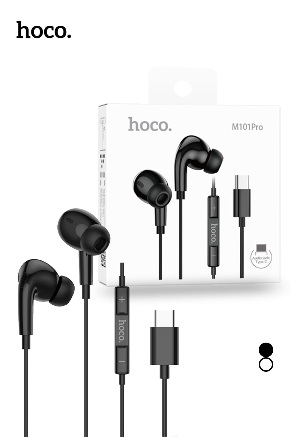Hoco M101 PRO Crystal USB-C Earphones