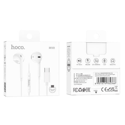 Hoco M101 Crystal USB-C Earphones