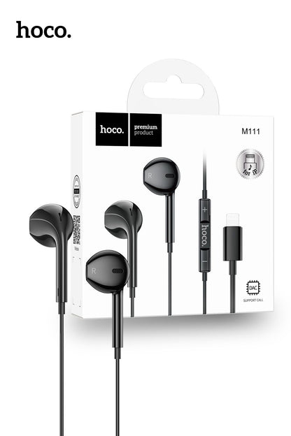 Hoco M111 Plug And Play Primero Digital Lightning Earphones