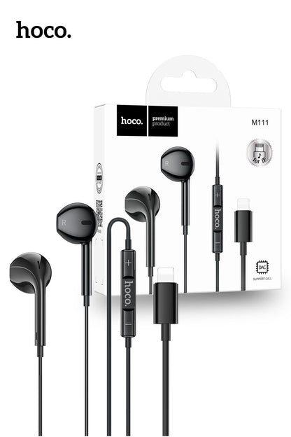 Hoco M111 Plug And Play Primero Digital Lightning Earphones