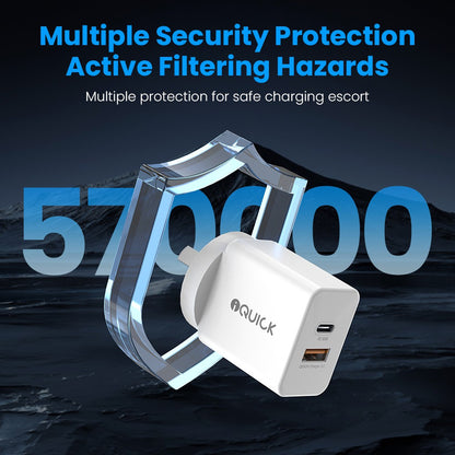 iQuick 30W Dual Ports Charging Adapter