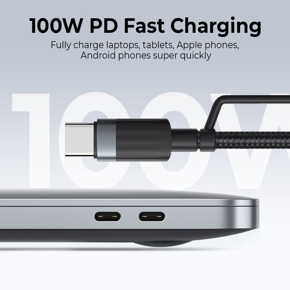 iQuick TransWire I Series 4 in 1 Charging Date Cable 1.2m
