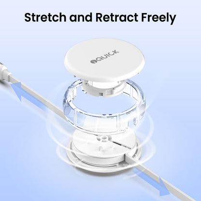 iQuick 3 in 1 Retractable Fast Charge & Data Sync Cable (1.2m)