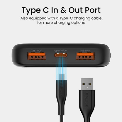 iQuick POWER SQUARE 0 Digital Display Power Bank 10000mAh 22.5W