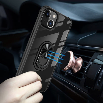 Ring Holder Military Shockproof Car Magnetic Case for iPhone 13/14
