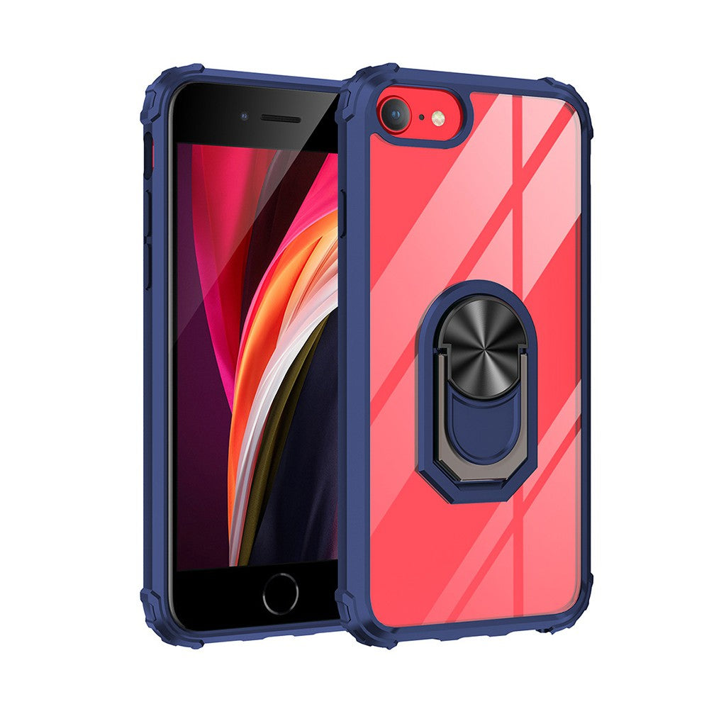 Ring Holder Military Shockproof Car Magnetic Case for iPhone 7 / 8 / SE (2020) / SE (2022)