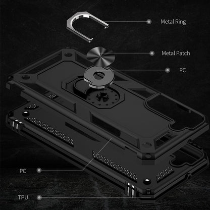 Rotating Metal Ring Holder Armor Shockproof Case Cover for Samsung Galaxy S22 Plus
