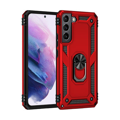 Rotating Metal Ring Holder Armor Shockproof Case Cover for Samsung Galaxy S22 Plus