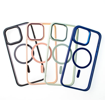 Redefine Metal Camera Lens Magnetic Transparent Magsafe Case for iPhone 13/14