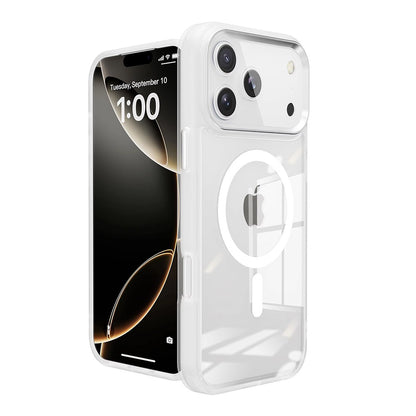 Redefine Metal Camera Lens Magnetic Transparent Magsafe Case for iPhone 17 Pro Max