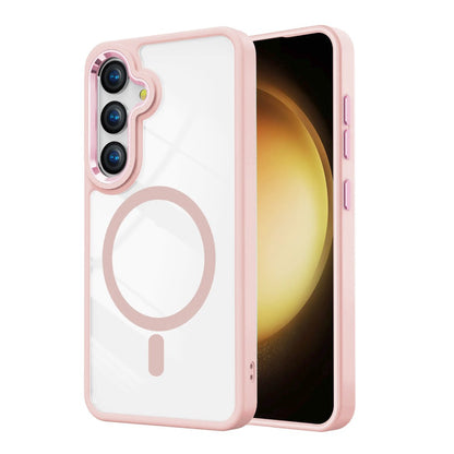 Redefine Metal Camera Lens Magnetic Transparent Magsafe Case for Samsung Galaxy S24 Plus / S25 Plus