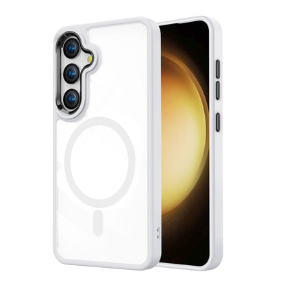 Redefine Metal Camera Lens Magnetic Transparent Magsafe Case for Samsung Galaxy S24 / S25