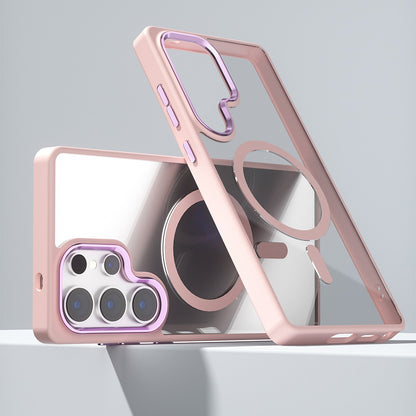 Redefine Metal Camera Lens Magnetic Transparent Magsafe Case for Samsung Galaxy S25 Ultra