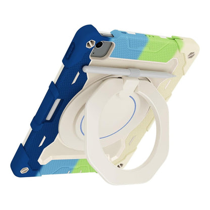 Armor Shockproof Handle Ring Rotation Case Cover for iPad Air 11 (2024) / iPad Air 11 (2025)