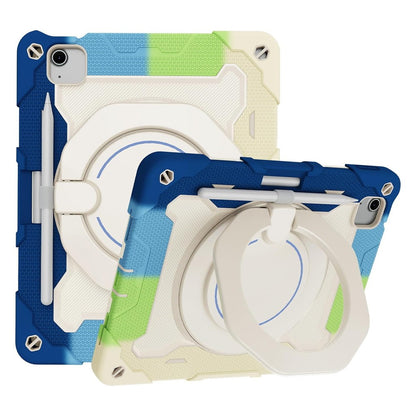 Armor Shockproof Handle Ring Rotation Case Cover for iPad Air 11 (2024) / iPad Air 11 (2025)