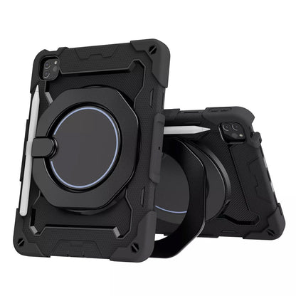 Armor Shockproof Handle Ring Rotation Case Cover for iPad Pro 11 (2018) / (2020) / (2021) / (2022) / Air (2020) / Air (2022)