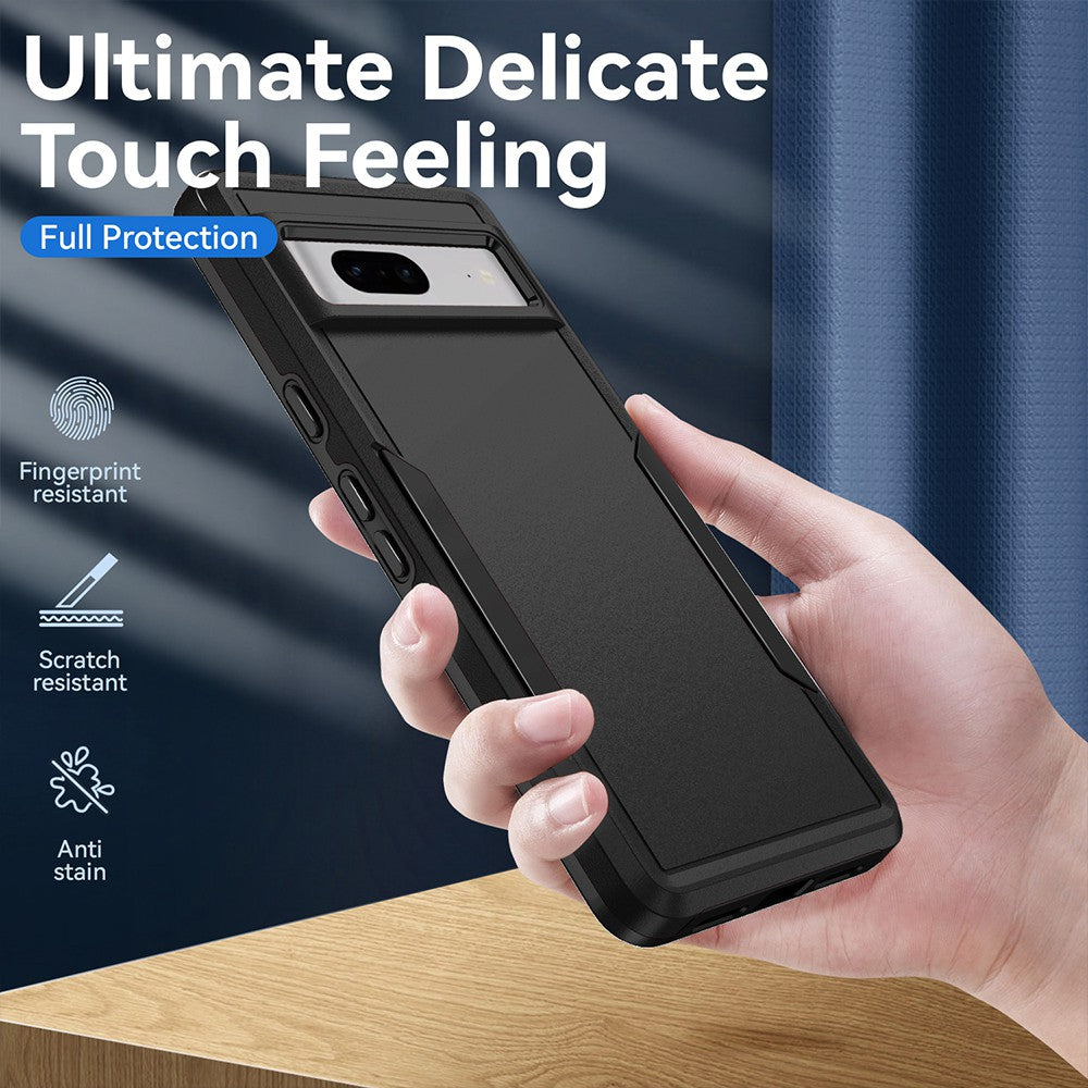 Dual Layer Shockproof Case Cover for Google Pixel 7-Black