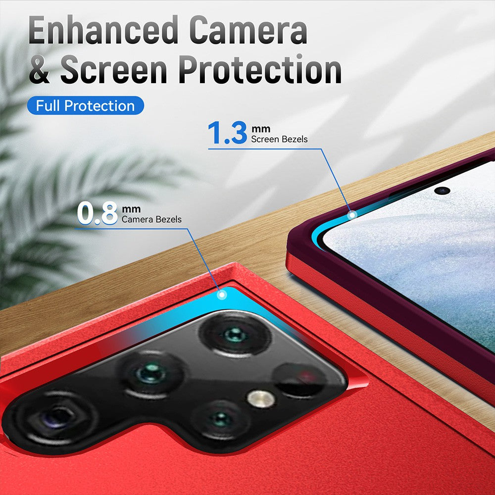 Dual Layer Shockproof Case Cover for Samsung Galaxy S22 Ultra
