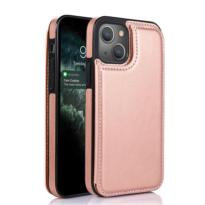 Back Flip Leather Wallet Cover Case for iPhone 13/14
