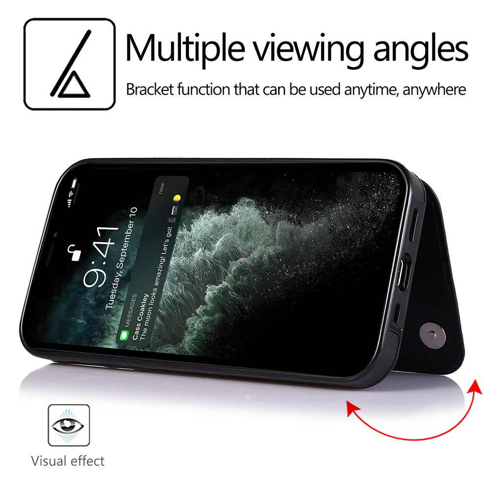 Back Flip Leather Wallet Cover Case for iPhone 14 Plus