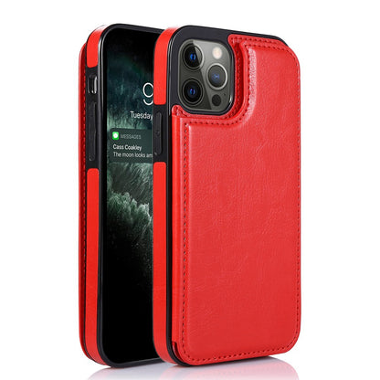 Back Flip Leather Wallet Cover Case for iPhone 14 Plus