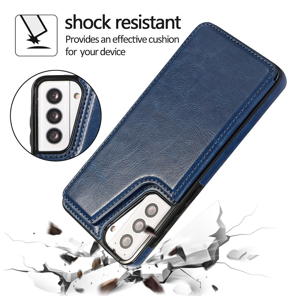 Back Flip Leather Wallet Cover Case for Samsung Galaxy S21