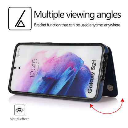 Back Flip Leather Wallet Cover Case for Samsung Galaxy S21