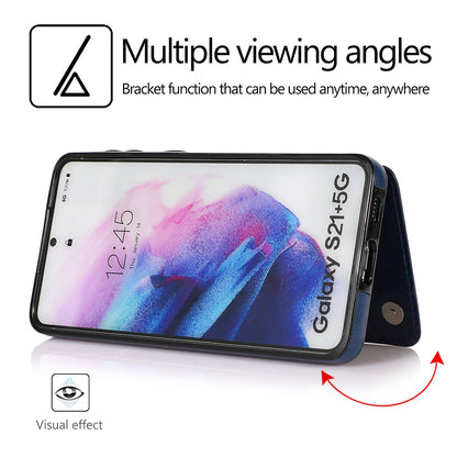 Back Flip Leather Wallet Cover Case for Samsung Galaxy S21 Plus