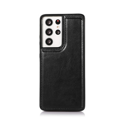 Back Flip Leather Wallet Cover Case for Samsung Galaxy S21 Ultra