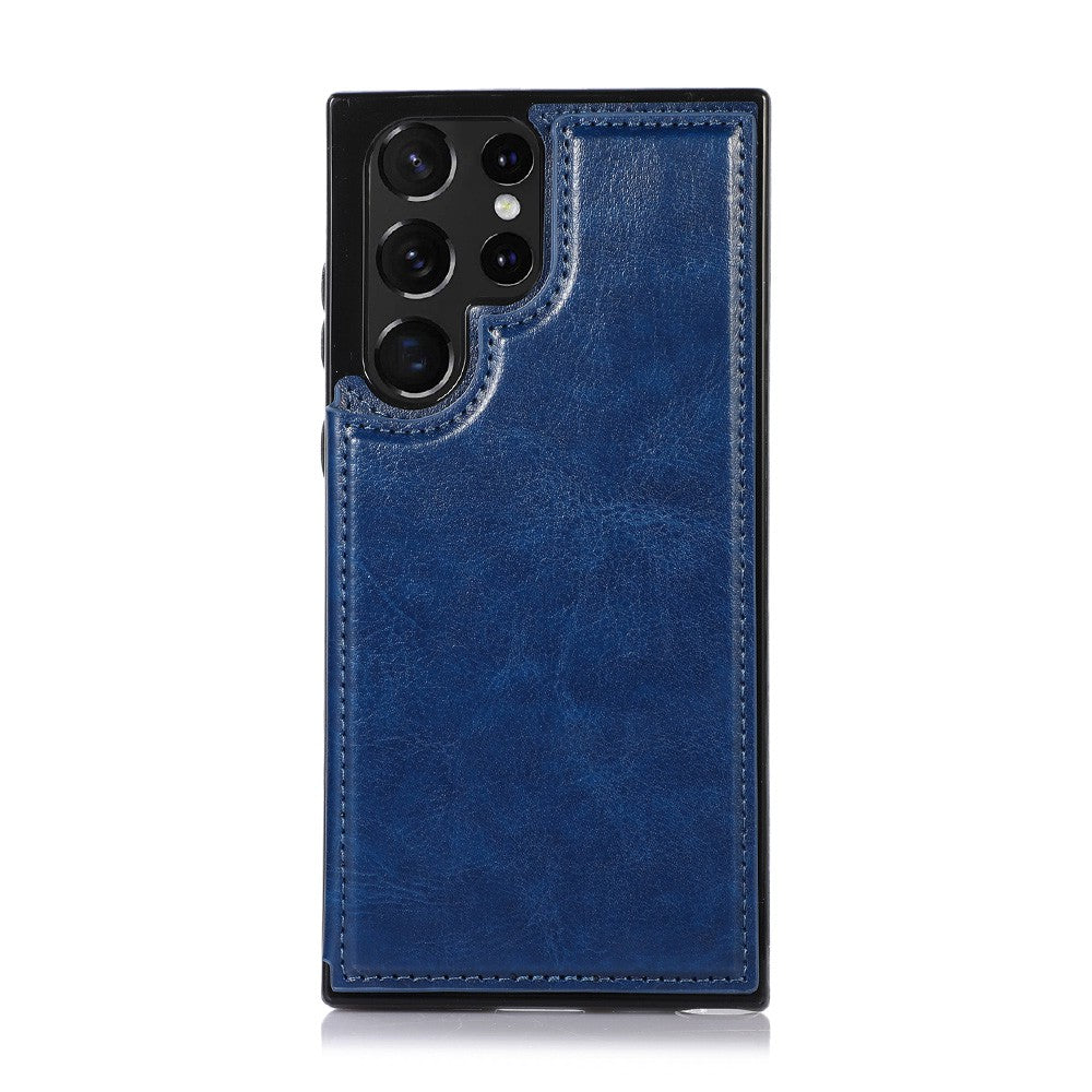 Back Flip Leather Wallet Cover Case for Samsung Galaxy S23 Ultra