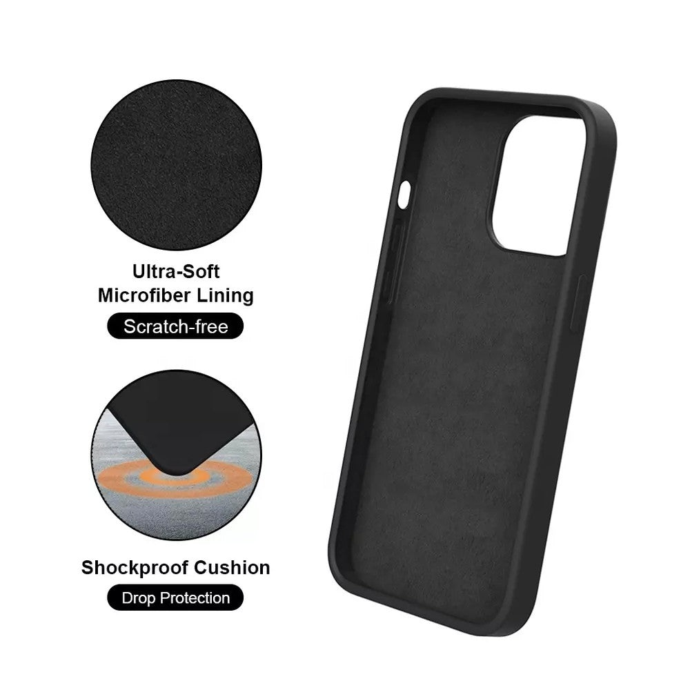 Liquid Silicone Case Cover for iPhone 13 Pro Max
