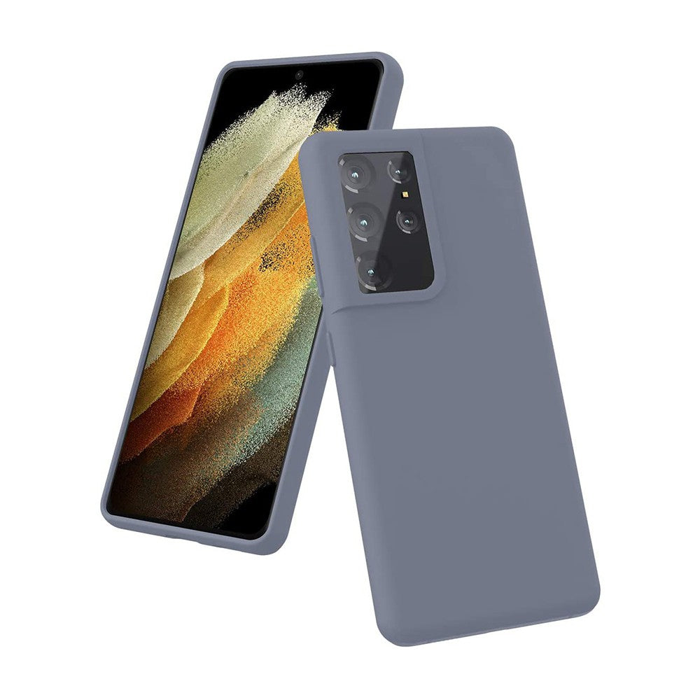 Liquid Silicone Case Cover for Samsung Galaxy S21 Ultra