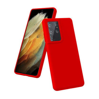 Liquid Silicone Case Cover for Samsung Galaxy S21 Ultra