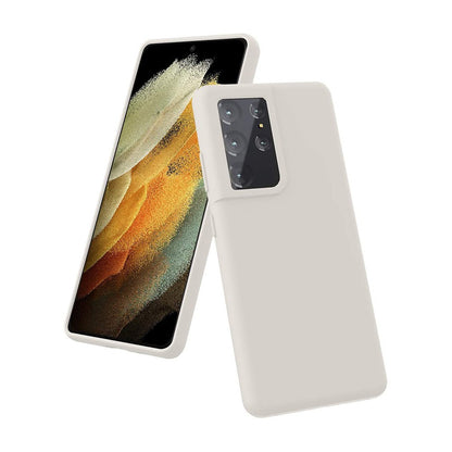 Liquid Silicone Case Cover for Samsung Galaxy S21 Ultra