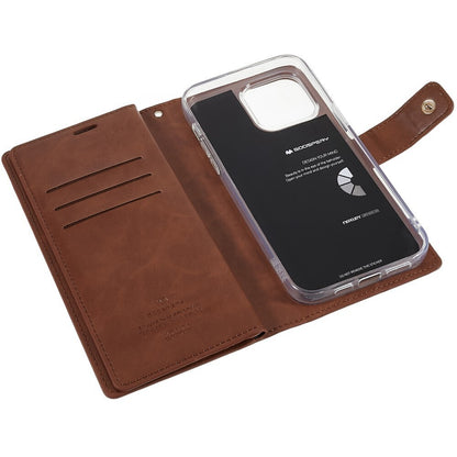 Mercury Mansoor Diary Cover Case for iPhone 17 Pro Max