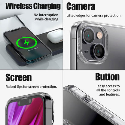 Mercury Transparent Pearl Jelly Case Cover for iPhone 16-Transparent