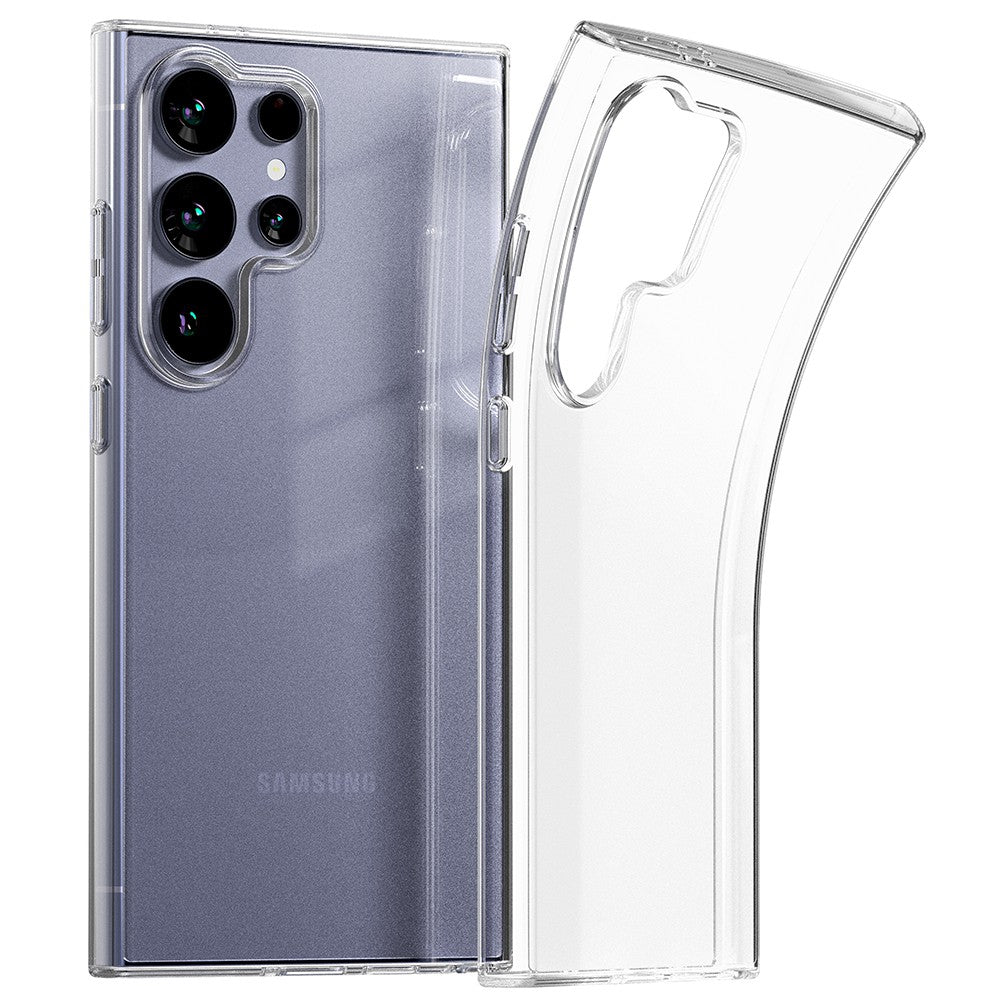 Mercury Transparent Jelly Case Cover for Samsung Galaxy S24 Ultra