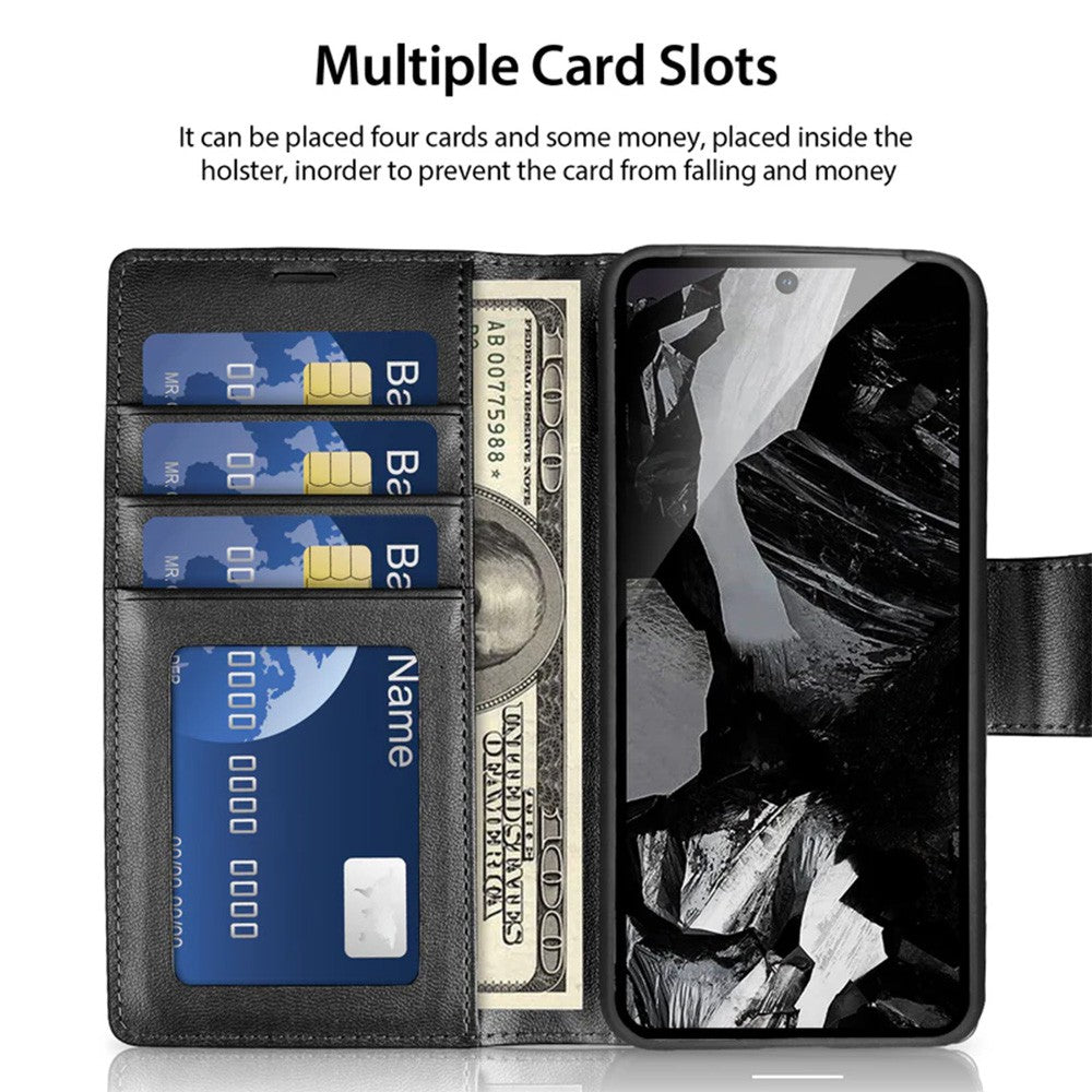 Hanman PU Flip Leather Wallet Cover Case for Google Pixel 10 Pro XL